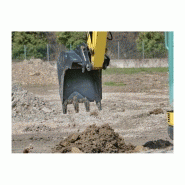 Godet de 1000 mm conçu pour sols à consistance moyenne