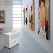 Humidificateur à évaporation avec lampe UV permettant de supprimer les germes et les bactéries du réservoir d'eau - B 500 Radio_1