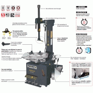 AS924DVTIW - Monte/Démonte-Pneus Automatique 400V Provac avec Blocage Extérieur 10 à 24 pouces - Utilisation Intensive_1