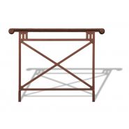 Bar3100a - Barrières urbaines en acier avec montants et croisillon carré 25x25mm - Urban'nt_1