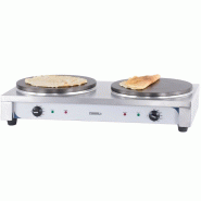 Crêpière électrique double - Ø 40 cm | Casselin - CCD40E_1