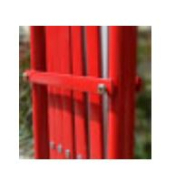 Barrière de regard extensible en acier thermo laqué anti-UV - Léger et robuste - Système de fermeture intégré_1