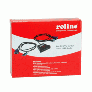 ROLINE Commutateur 'Star', 1 Util. - 2 PCs, USB, audio_1