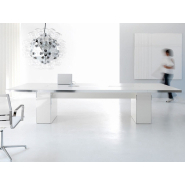 Table de réunion design épuré et élégant - WING et WING GLAMOUR - personnalisable avec finitions variées_1