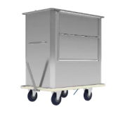 Triporteur électrique Cobrane A1 XL - Caisson déchet 1m3 pour sites hospitaliers, alimentaires, aéroportuaires et ERP_1