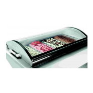 Vitrine à crèmes glacées pour chr, traiteurs, boulangeries, pâtisseries, marchands de glace et snacks -  4x6,5l-r réf. 700228 bartscher_1