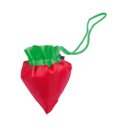 Sac shopping pliable en forme de fruit - Polyester 190T - Couleur rouge - 22g_1