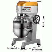 Batteur mélangeur planétaire professionnel pour pâtes lourdes 34L 230V_1