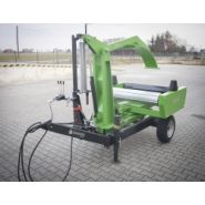 1502 - Enrubanneuse agricole Zagroda sp. z o.o. sp.k - poids 850 kg - attelage bas ou haut, bras hydraulique, table 4 rouleaux_1