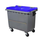 Conteneur Korok 4 Roues 660L - Barre de Manipulation - Disponible en Plusieurs Coloris_1