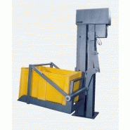 Élévateur videur inox pour caisse palette et coteneur jusqu'a 750kg l75 et l50_1