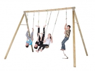 Portique bois ado/adulte 3,00 m - Oliver - 4 agrès_1