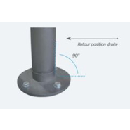 Potelet inclinable AMORTICHOC - accepte la poussée d'un véhicule - inclinaison max 45° - Ø76 mm - 6 modèles au choix_1