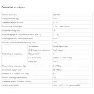 ZLP1000 - Nacelle suspendue SUCCESS - Vitesse de levage 8-10 m/min - Plate-forme polyvalente pour entretien et décoration_1