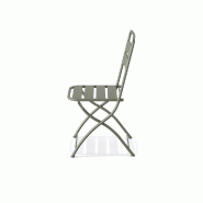 Breeze - Chaise de bistrot en métal vert_1