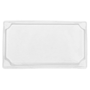 Couvercle transparent PET hauteur 3,7cm pour barquette 59142 - par 1000_1