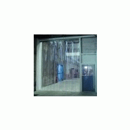 Porte à lanières transparentes - isolation thermique - lanières articulées en PVC avec support autoportant breveté_1