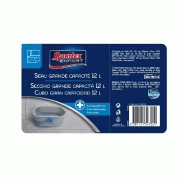 Seau plastique grande capacité 12L - SPONTEX EXPERT - Bec verseur et fond à encoche_1