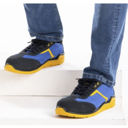 Chaussure de sécurité basse en cuir Nubuck et tissu STORM S1P - PPCB17-39 - Rica Lewis - Normes EN 20345:2011 - Embout composite et semelle anti-perforation textile_1