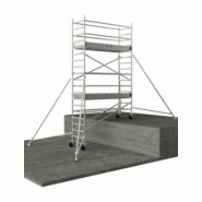 Échafaudage roulant aluminium Neolium 250 Line - Comabi SNC - hauteur de travail maximale 14 m, structure en aluminium soudé_1