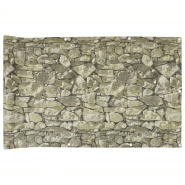 Vidaxl écran d'intimité de jardin aspect pierre 1000x120 cm pvc 4005538_1