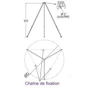 6134 tripode de charge - levac - capacité 1000 kg - hauteur hors tout 3573 mm_1