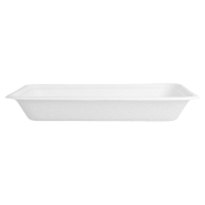 Barquette bagasse blanc 350ml 19,6x14,7x2,7cm - par 1000_1