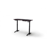 Bureau assis debout électrique réglable en hauteur de 73 à 123 cm - Plateau bois imitation carbone 140x65 cm - DX Racer Gaming 3_1