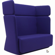 Canapé Softline Basket- 2 places - Feld Mauve 581, Haut_1