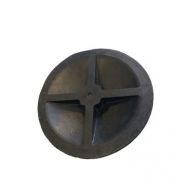 26769 - Ralentisseur circulaire de vitesse en caoutchouc recyclé - Direct Signalétique - Diamètre 200 mm, Hauteur 40 mm_1