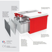 Batterie solaire 80Ah 12V gel plomb/carbone UNITECK - Haute performance et longue durée de vie_1