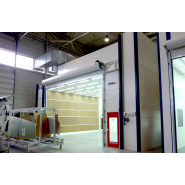 Cabine modulable et personnalisable pour peinture liquide