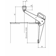 Pince de levage automatique pour fûts en acier - Modèle AG_PFV - CMU 550 kg - Verrouillage automatique_1