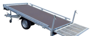 Remorque roues dessous - 3,40 X 1,80 M - 1500 KG - FRANC RIS340F150_1