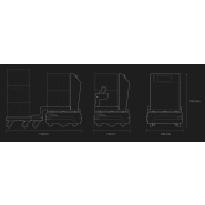 Robot mobile autonome HUSKY DRIVE - Pour rolls à roulettes - Charge tractée jusqu'à 1000kg - Navigation autonome ou avec opérateur_1