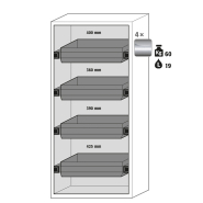 Armoire de sécurité S-CLASSIC-90 modèle S90.196.090.WDAS - Type 90 - portes battantes - Réf 30205-002-33712_1