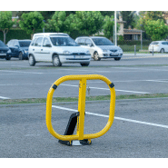 Borne de parking rabattable - H290 en acier avec traitement Ferrus - Résistance à la corrosion_1