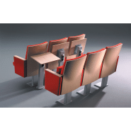 Fauteuil polyvalent à mousse tapissé pour salle de conférence, théâtres, auditoriums, amphithéâtres - forma 5 teatro_1