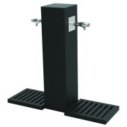 Fontaine d'extérieur GALDANA - grille fonte/acier - 24480/24470 - acier et laiton_1