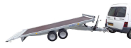 Remorque plateau roues dessous LIDER 3.5m - PTAC : 2000 Kg - 2 essieux freinés - 355 x 180 cm - Reference -T-UT20294_1