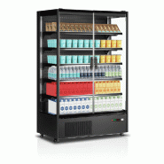 Vitrine réfrigérée pour supermarché à froid positif 1310mm Profondeur 740mm PC1250B TEFCOLD_1