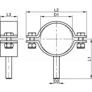 72119 - colliers de fixation - bene inox - diamètres : dn10 au dn250_1
