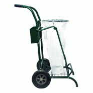 Chariot de voirie sans couvercle roues caoutchouc MOBISAC 110L_1
