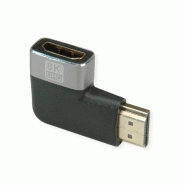 Roline adaptateur hdmi, 8k, hdmi m/f, coudé à 90°_1