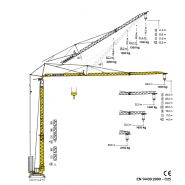 Grue à montage rapide 42 K.1 dotée d'une hauteur sous crochet de 28,00 m