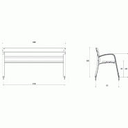 Banc MODO Pin traité_1