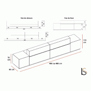 Comptoir d'accueil 2 personnes Z1 - Officity - 480, Non_1