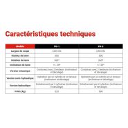 Lame niveleuse - utilisation agricole, forestière et construction - idéale pour nettoyage et déneigement_1