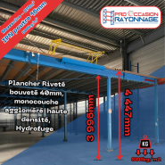 Mezzanine - 878m² - Poutre en IPN 16mm d'épaisseur - 800kg/m²_1