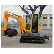 Mini-pelle à chenilles 2,5 à 2,8 T compacte, profondeur de fouille 2600 mm, idéale pour les travaux de terrassement - disponible en location_1